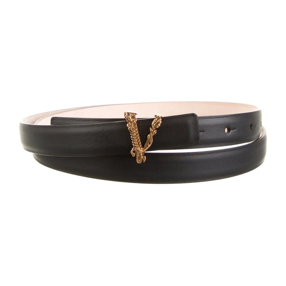 Versace Virtus Leather Belt size 95/38”